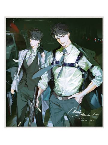 严峫&江停(亚克力色纸)-狩猎时刻周边