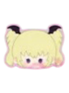 月咏歌呗-动画系列毛绒刺绣贴纸