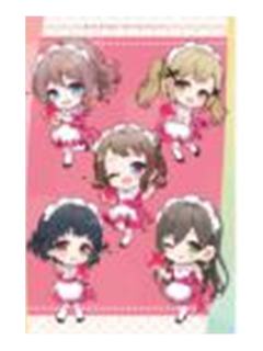 Poppin'Party-甜品天堂联动特典明信片