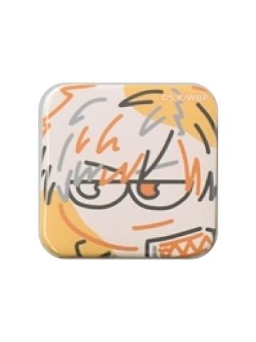 樱遥-JIRORI呆傻迷你烫金徽章