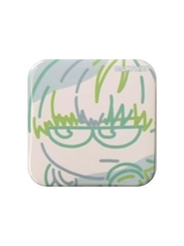 梶莲-JIRORI呆傻迷你烫金徽章