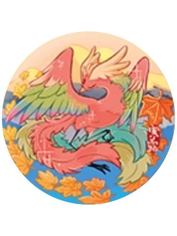 凤皇(寒露)-二十四节气马口铁徽章