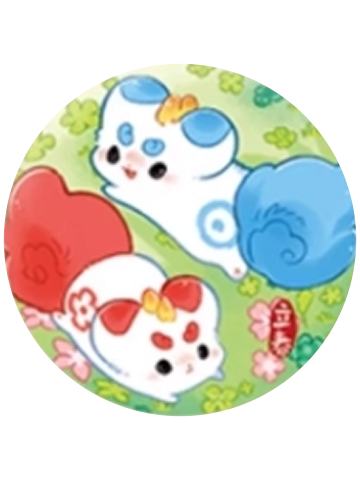 皮皮&哥哥(隐藏)-二十四节气马口铁徽章