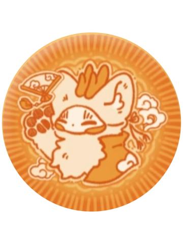 四不像-小饼干系列马口铁徽章