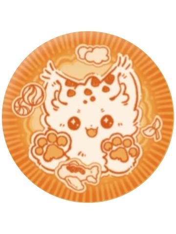 核桃-小饼干系列马口铁徽章