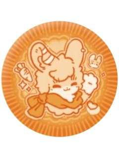 兔爷-小饼干系列马口铁徽章