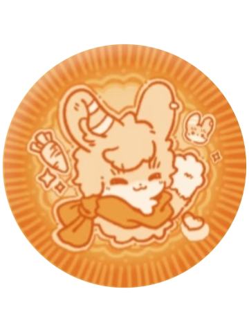 兔爷-小饼干系列马口铁徽章