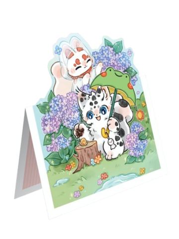 福仔&核桃(夏)-春夏秋冬小邮折