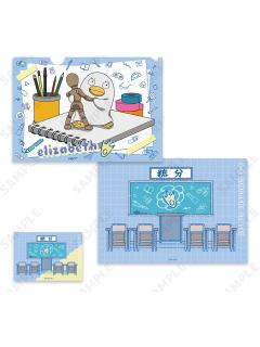 伊丽莎白-3年Z组银8先生上学日Q版文件夹贴纸套组