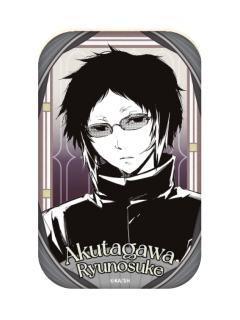 芥川龙之介-原作系列第一弹 复古风方形双闪徽章
