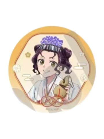 子翠-神田祭 和纸风徽章