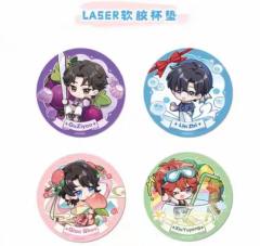 LASER夏日特饮系列软胶杯垫
