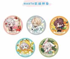 MANTA夏日特饮系列软胶杯垫