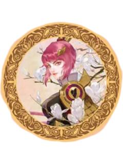 花木兰A金属纪念章-遇意十二月令第四弹