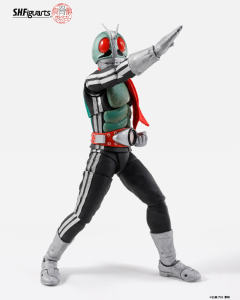 SHF 真骨雕 假面骑士新1号 光荣昭和骑士版-资料图