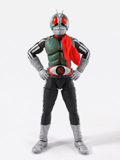 SHF 真骨雕 假面骑士新1号 光荣昭和骑士版-资料图