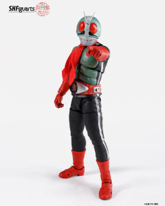 SHF 真骨雕 假面骑士新2号 光荣的昭和骑士版-资料图