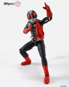 SHF 真骨雕 假面骑士新2号 光荣的昭和骑士版-资料图