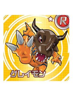 R-暴龙兽-万代食玩数码宝贝贴纸 第2弹