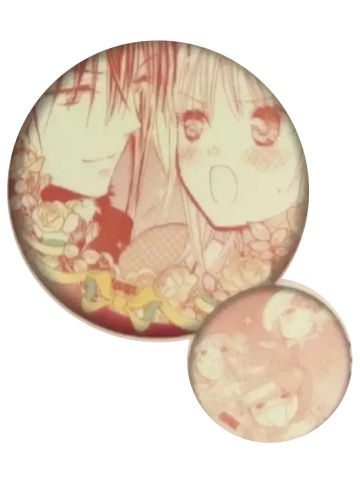 日奈森亚梦&月咏几斗-1+1徽章