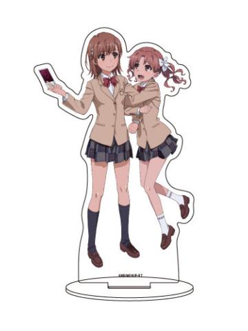 御坂美琴&白井黑子-秋季校服双人立牌