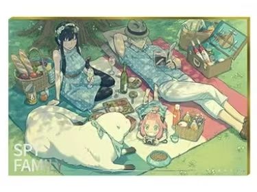 一家四口(四季胶片收藏色纸)-名创优品联名沙发系列周边