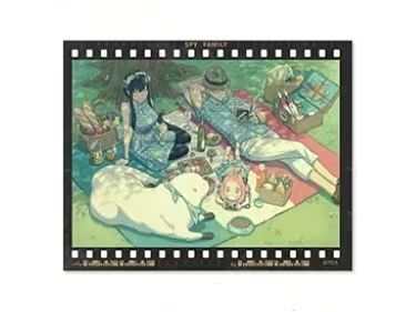 一家四口A(四季胶片收藏卡)-名创优品联名沙发系列周边