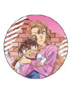 江户川柯南&工藤有希子-与柯南一起ver.徽章