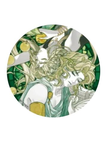 布拉基&伊登(神明花窗系列)-Hitcard第一弹官方徽章