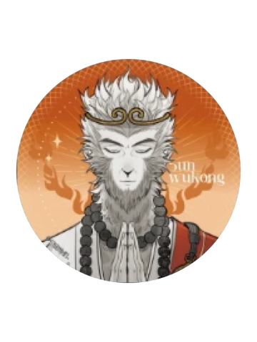 孙悟空(神明系列)-Hitcard第一弹官方徽章