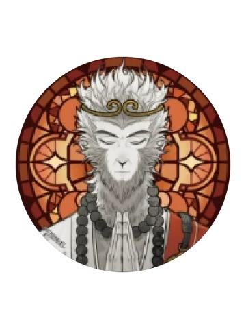 孙悟空(神明花窗系列)-Hitcard第一弹官方徽章