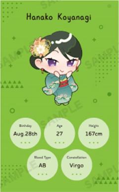小柳花子Q版-十周年纪念展入场特典明信片