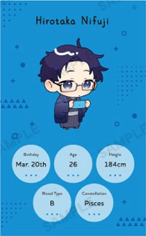 二藤宏嵩Q版-十周年纪念展入场特典明信片