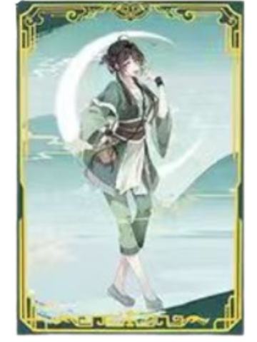 阿箐-拾贰月令第一弹山月系列明信片