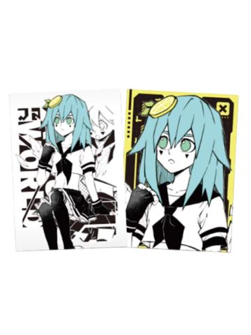 安莉洁-漫画坐姿系列拍立得第一弹