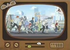 动画合影胶片卡
