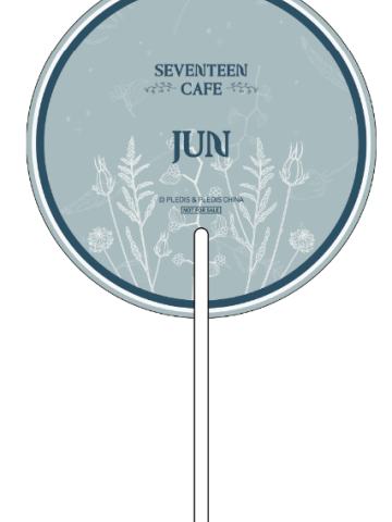中国cafe限定满额团扇 俊