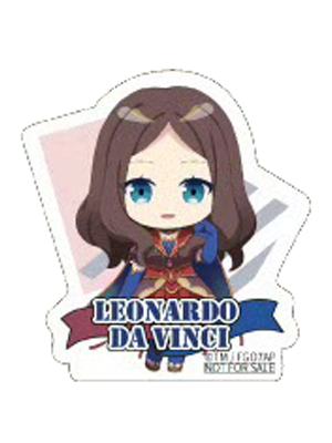 莱昂纳多·达·芬奇-宴会限定q版人物贴纸