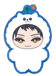 木之内太绪-烧麦服区长橡胶挂件