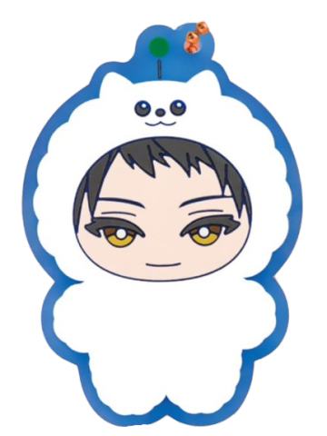 木之内太绪-烧麦服区长橡胶挂件