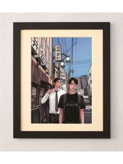 成田狂儿&冈聪实-ComicBeam28周年展复制原画框