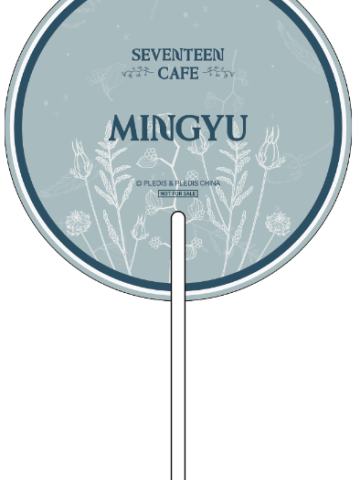 中国cafe限定满额团扇 奎
