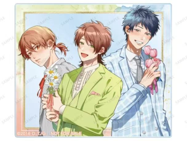 矢口恭介&远野高志&加岛优多人（特典）-西装亚克力卡