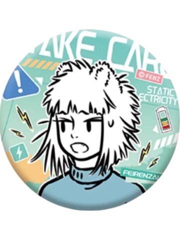 九月-静电系列马口铁徽章
