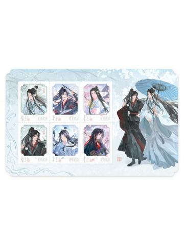 蓝忘机&魏无羡(天涯同游仿邮票明信片套组)-江南雨系列周边
