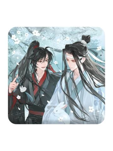 蓝忘机&魏无羡(方徽章)-江南雨系列周边