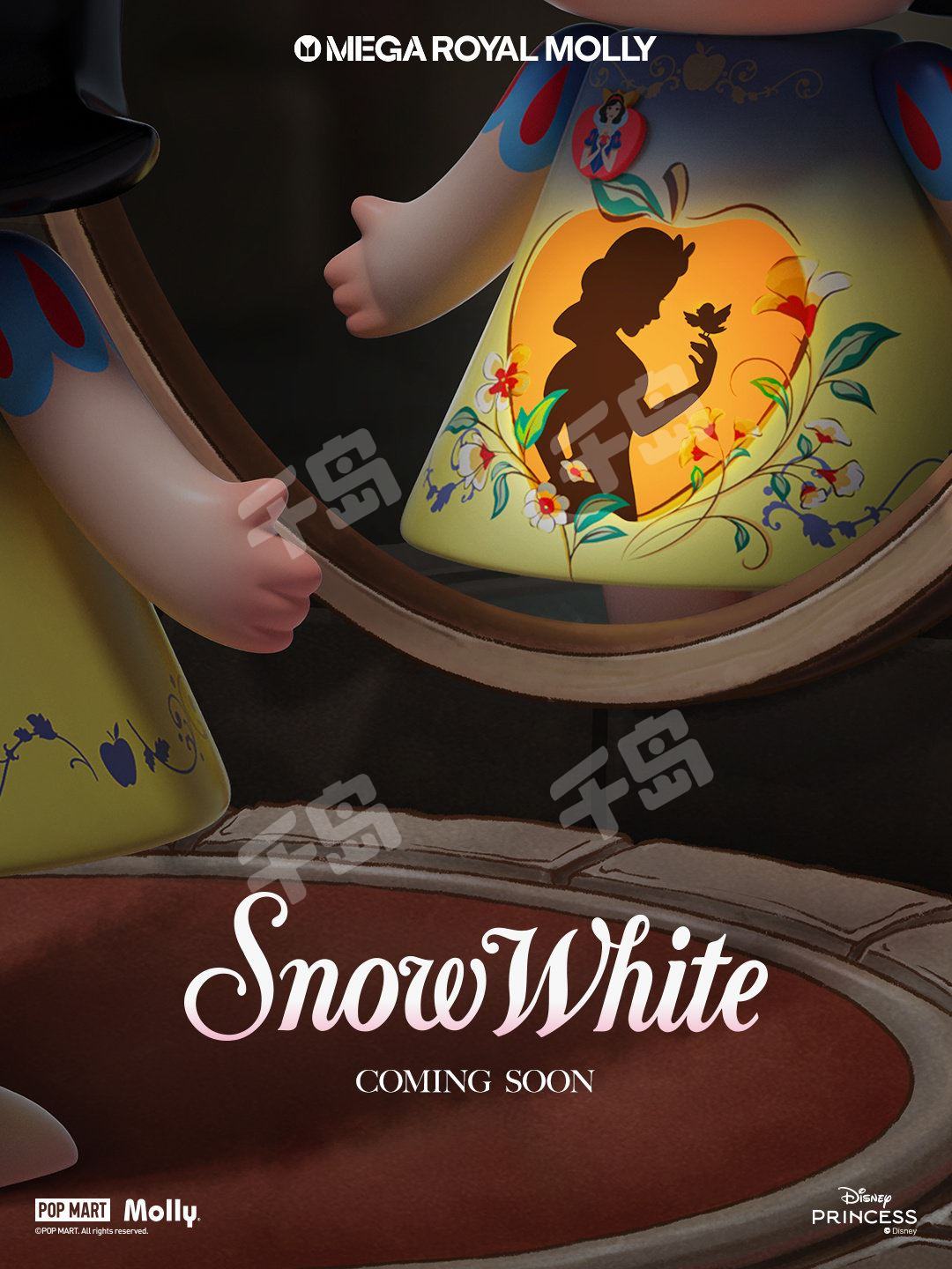 MEGA ROYAL MOLLY 1000% 白雪公主| Molly - Molly - 泡泡玛特｜千岛
