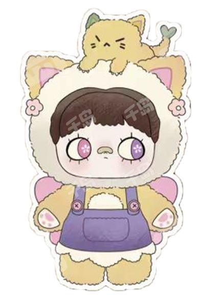 隐藏款-雏菊猫猫| 双生秘境- Maymei霉霉- Maymei霉霉- Hi TOY - 盲盒｜千岛