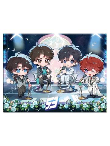 多人-LASER台前幕后无边色纸