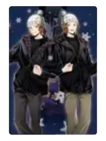 乔治·韦斯莱&弗雷德·韦斯莱-雪夜明信片